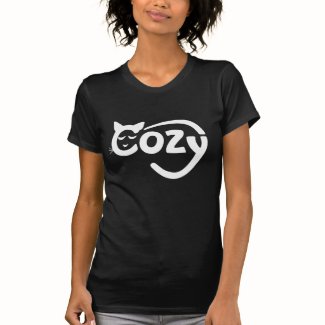 Cozy Cat T-Shirt (white text)