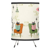 Cozy Cats' Den ©studioxtine Tripod Lamp (Left)