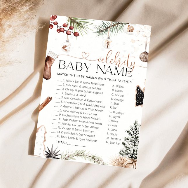 Cozy Celebrity Baby Name Game (Creator Uploaded)