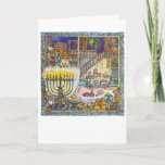 Cozy Chanukah - Greeting Card<br><div class="desc">Send that special someone a latka’s-worth of Chanukah warmth with this charming card by renowned artist Maria Leonard.</div>