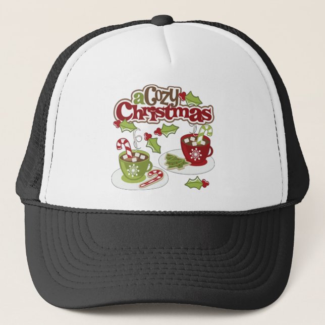 Cozy Chirstmas Trucker Hat (Front)