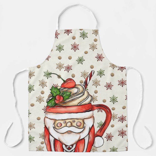 Cozy Christmas B All-Over Print Apron (Front)