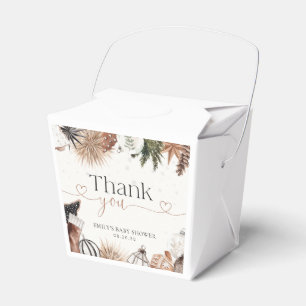 Cozy Christmas Baby Shower Favor Box