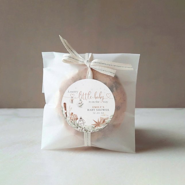 Cozy Christmas Baby Shower Stickers (Creator Uploaded)