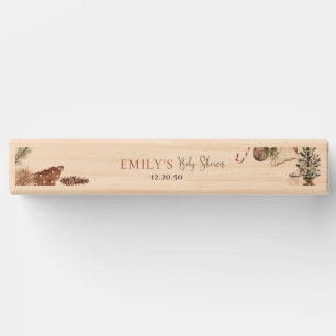 Cozy Christmas Baby Shower Topple Tower