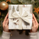 Cozy Christmas: Beige and White Watercolor Bear Wrapping Paper<br><div class="desc">"Add a touch of rustic charm to your holiday gift-giving with our "Cozy Christmas: Beige and White Watercolor Bear & Tree Wrapping Paper." This delightful wrapping paper features a heartwarming watercolor illustration of a bear and a Christmas tree against a soothing beige and white backdrop.</div>