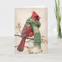 Cozy Christmas Cardinal