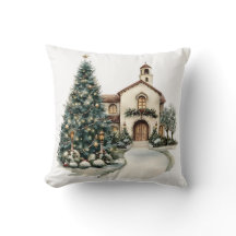 Cozy Christmas Church & Tree