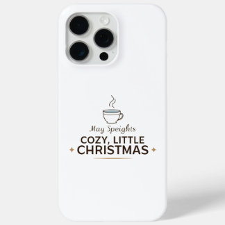 Cozy Christmas Coffee Cup Minimalist iPhone 15 Pro Max Case