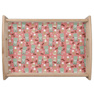 Cozy Christmas Coffee Serving Tray