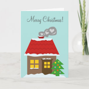 Cozy Christmas cottage house custom Holiday