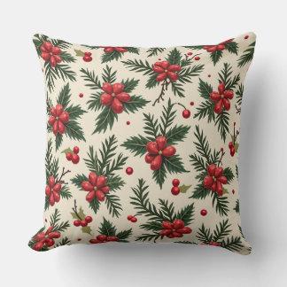 Cozy Christmas Cushion Throw Pillow