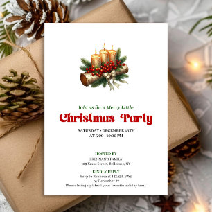 Cozy Christmas Decoration Invite Custom Name
