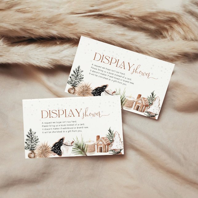 Cozy Christmas Display Shower Enclosure Card (Creator Uploaded)