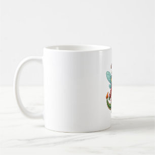 Cozy Christmas Dragonfly Coffee Mug