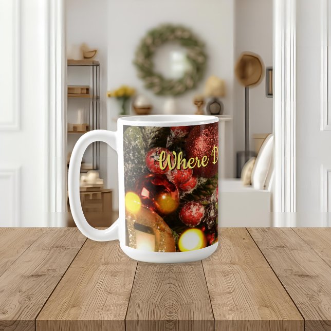 Cozy Christmas Dreams Mug | Holiday Ceramic Mug (Creator Uploaded)