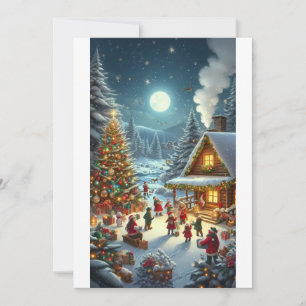 Cozy Christmas Eve" Invitation