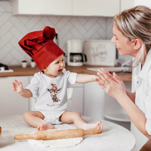 Cozy Christmas Giraffe, custom Baby Bodysuit (Creator Uploaded)