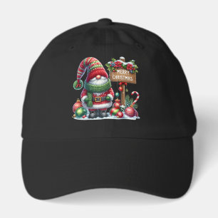 Cozy Christmas Gnome Art – Festive Holiday Hat