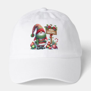 Cozy Christmas Gnome Art – Festive Holiday Hat