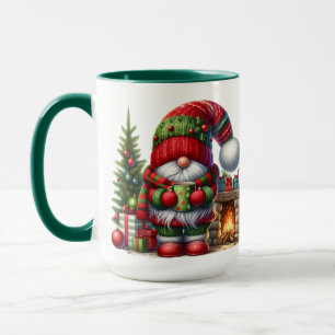 Cozy Christmas Gnome Art – Festive Holiday Mug