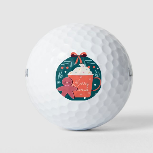 Cozy christmas golf balls (Front)