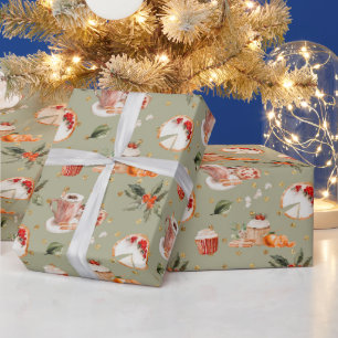 Cozy Christmas Holiday Wrapping Paper