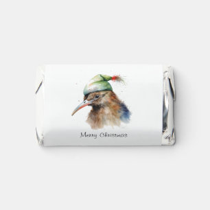 Cozy Christmas Kiwi, custom Hershey's Miniatures