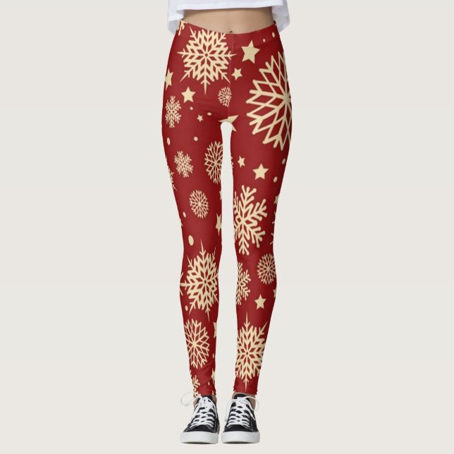 Cozy Christmas Leggings! Leggings (Front)