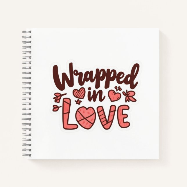 Cozy Christmas magic - aesthetic notebook (Front)