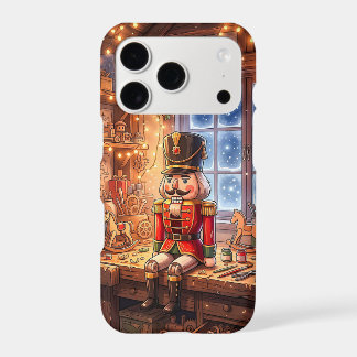 Cozy Christmas Nutcracker Toy Workshop iPhone 17 Pro Case