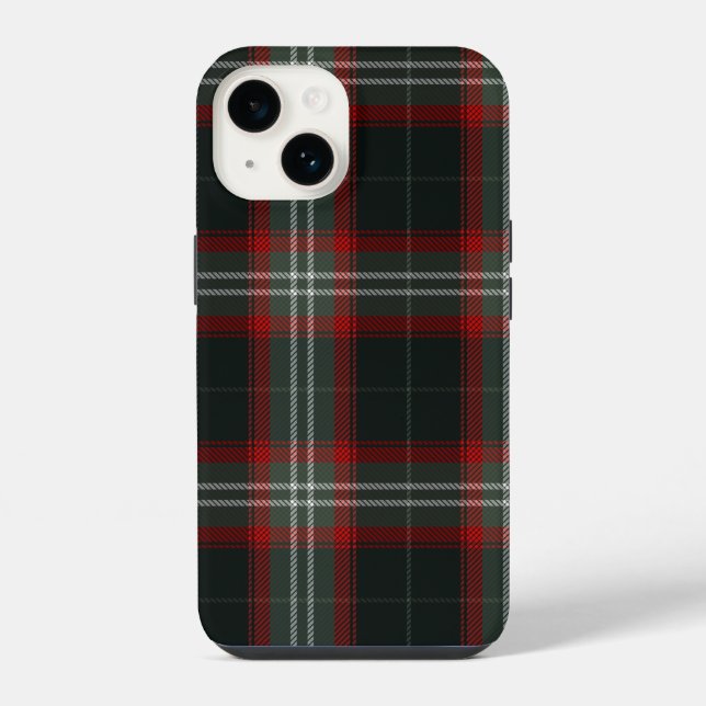 Cozy Christmas Plaid Iphone Case (Back)