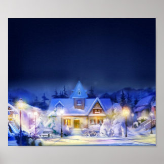 Cozy Christmas Poster