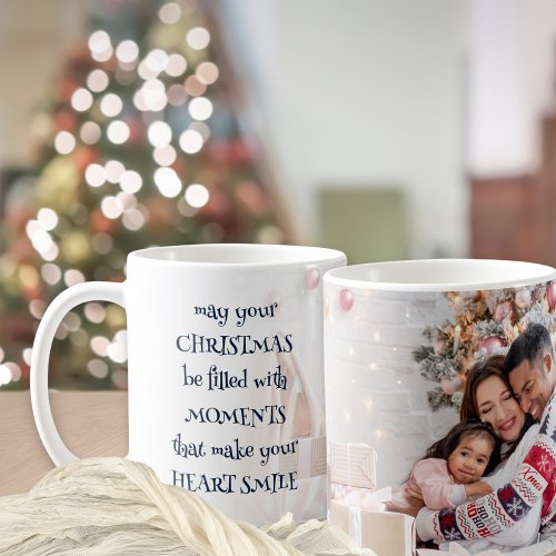 Cozy Christmas Quote Photo Overlay  Coffee Mug