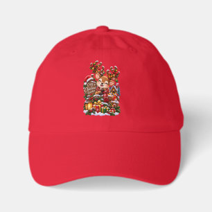 Cozy Christmas Reindeer – Cute Festive Winter Youth Dad Hat
