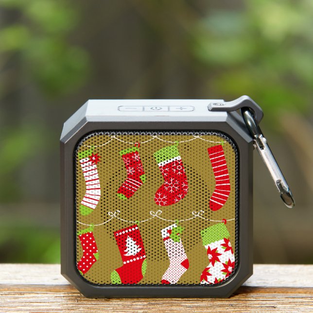 Cozy Christmas Retro Winter Socks Bluetooth Speaker (Insitu(Outdoor))