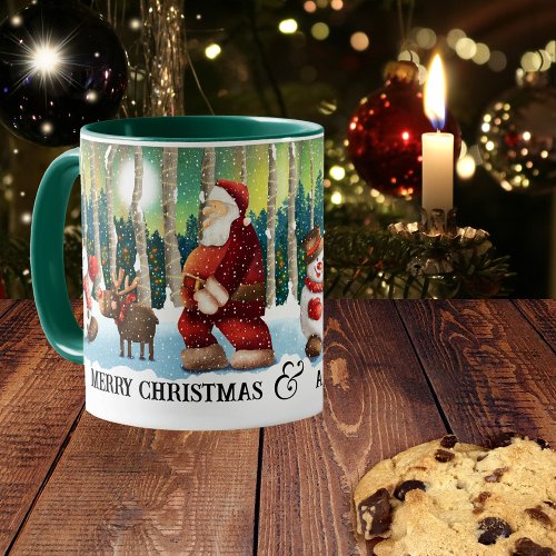 Cozy Christmas Santa Mug
