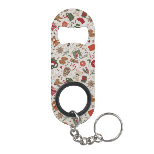 Cozy Christmas & Spice Keychain Bottle Opener