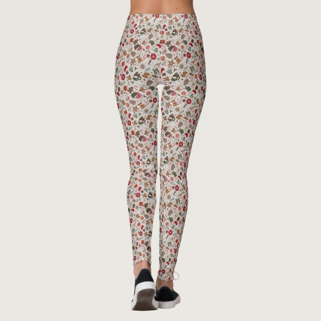 Cozy Christmas & Spice Leggings (Back)