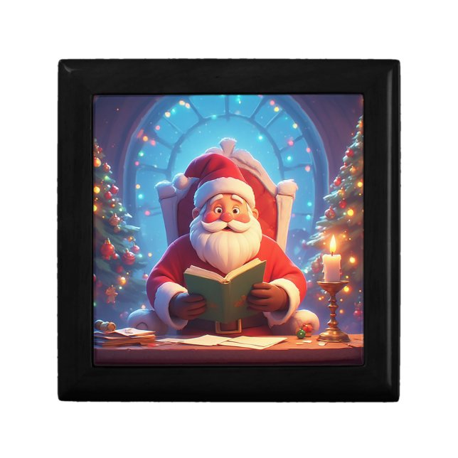 🎄 Cozy Christmas Storytime Holiday Gift Packaging Box (Front)