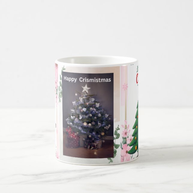 Cozy Christmas Tree Coffee Mug | Festive Holiday  (Center)