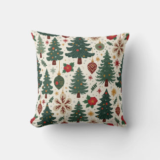 Cozy Christmas Tree Cushion