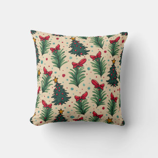 Cozy Christmas Tree Pillow