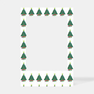 Cozy Christmas Tree Selfie Frame