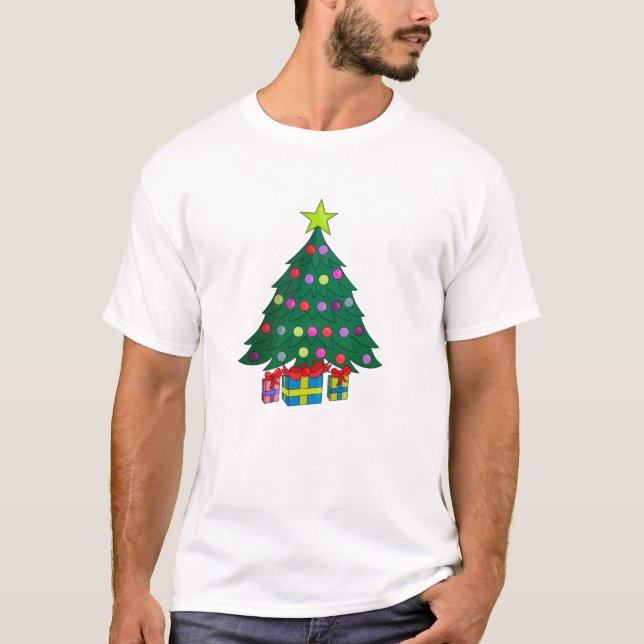 Cozy Christmas Tree T-Shirt (Front)