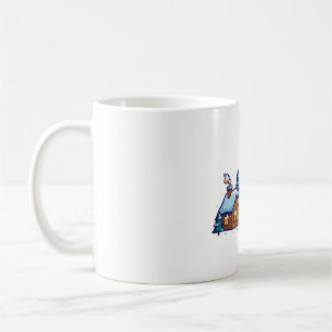 Cozy Christmas Village Snow Night Art Coffee Mug