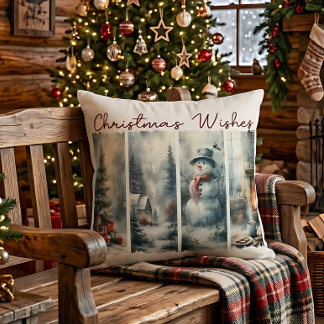 Cozy Christmas Wishes Accent Pillow