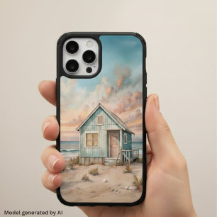Cozy Coastal Cottage Beach House Watercolor iPhone 17 Pro Case