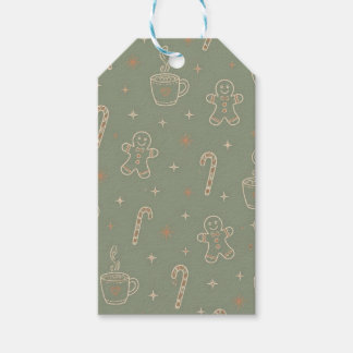 Cozy Cocoa Gingerbread Christmas Gift Tags