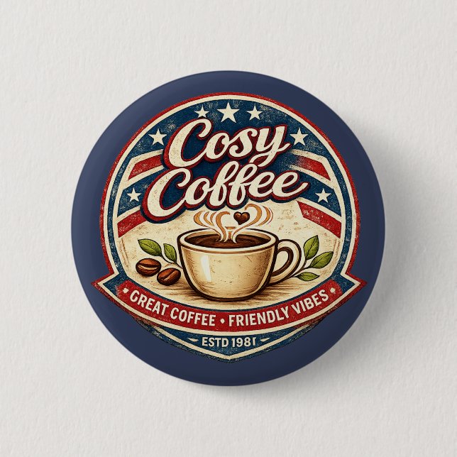 Cozy Coffee Button (Front)